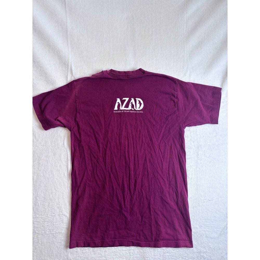 VTG Fruit of the Loom We're The Animals AZAD Short Sleeve Shirt Distressed L * - Picture 6 of 9